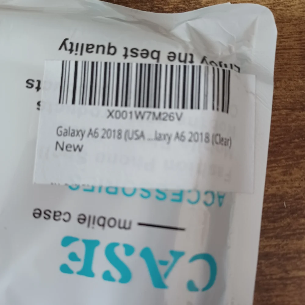 Samsung Galaxy A6 clear phone case